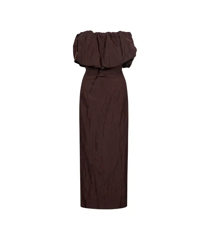 DRESS 13 BROWN