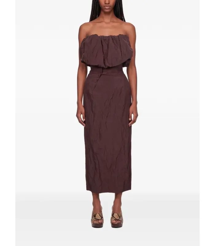 DRESS 13 BROWN