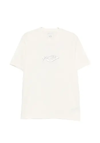 Y-3 logo ls tee cwhite Y-3 logo ls tee cwhite