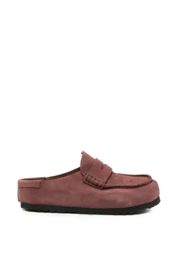 BIRKENSTOCK naples wrapped suede leather unisex pepper