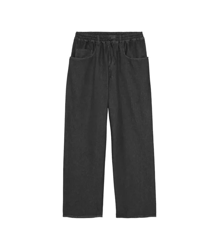M DENIM PNT BLACK