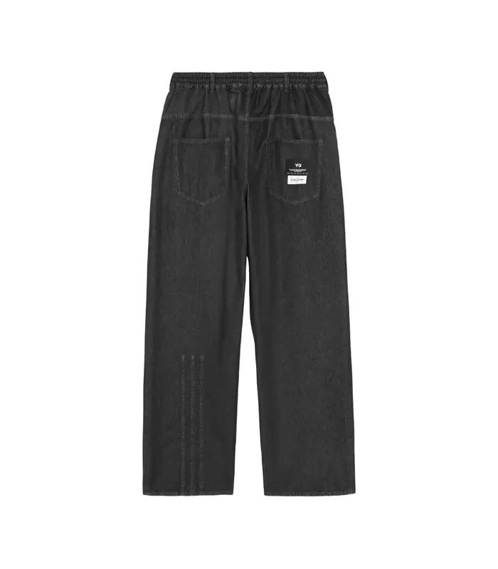 M DENIM PNT BLACK