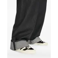 M DENIM PNT BLACK