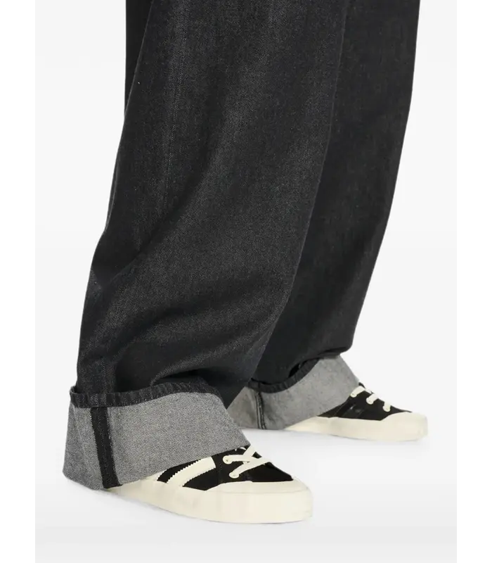 M DENIM PNT BLACK