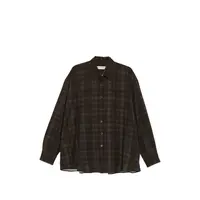 BORROWED SHIRT MORE CHECK PRINT