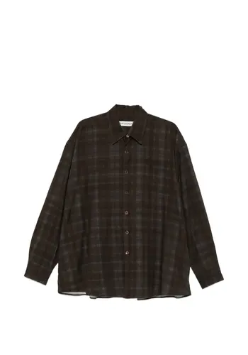 OUR LEGACY borrowed shirt more check print OUR LEGACY borrowed shirt more check print