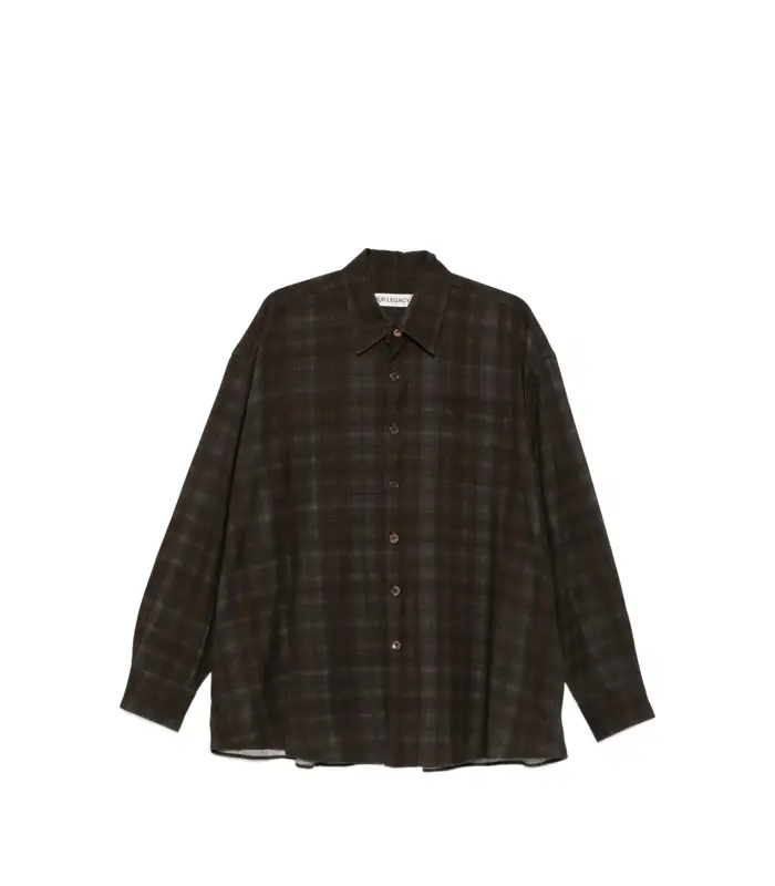 BORROWED SHIRT MORE CHECK PRINT