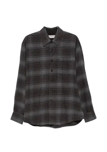 OUR LEGACY above shirt faded nocturne check flannel