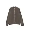 OUR LEGACY ZIP LINE CARDIGAN MUD SPRAY DYE CHERUB WOOL