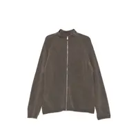 ZIP LINE CARDIGAN MUD SPRAY DYE CHERUB WOOL