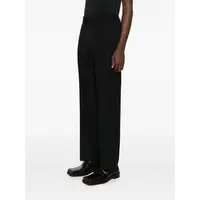 SLACK TROUSER COARSE BLACK GABARDINE