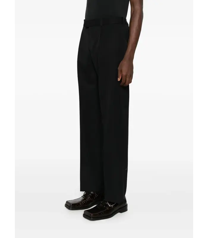 SLACK TROUSER COARSE BLACK GABARDINE