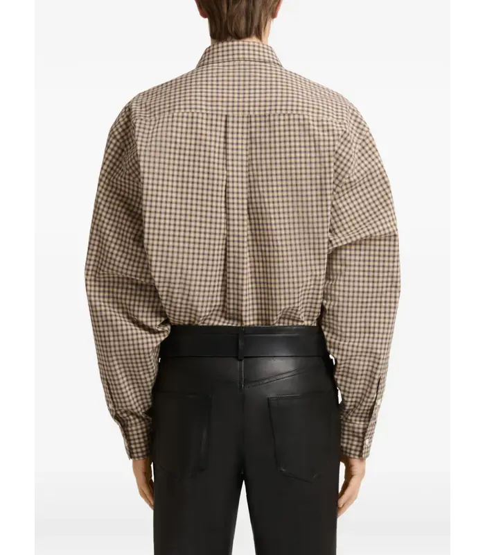 SHIRT BROWN/BEIGE