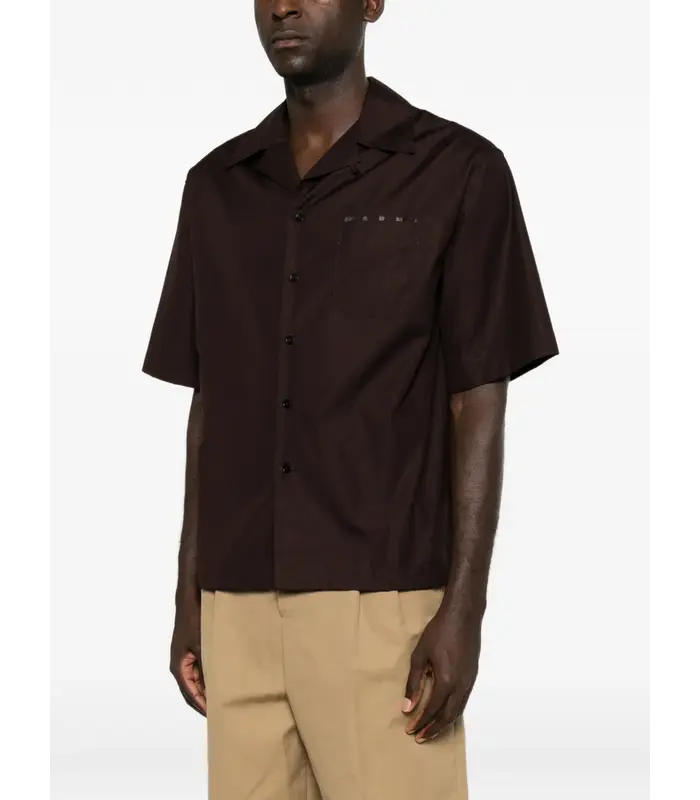 S/S SHIRT BROWN