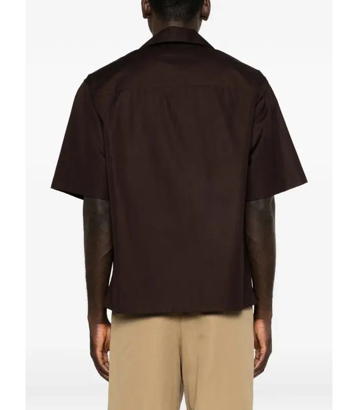 S/S SHIRT BROWN