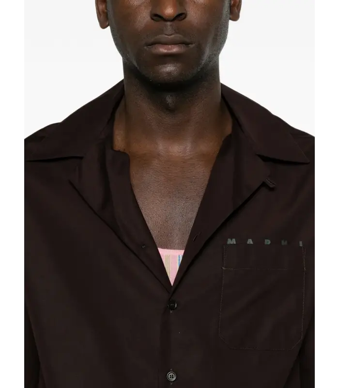 S/S SHIRT BROWN