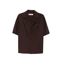 S/S SHIRT BROWN