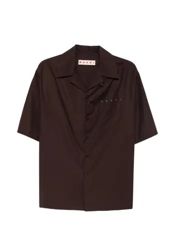 MARNI s/s shirt brown MARNI s/s shirt brown