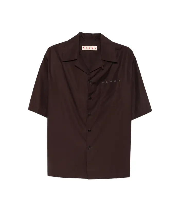 S/S SHIRT BROWN