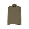 JIL SANDER T-SHIRT HIGH NECK LONG SLEEVE PNT GREEN