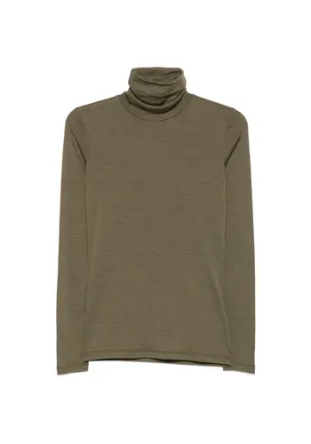 JIL SANDER t-shirt high neck long sleeve pnt green JIL SANDER t-shirt high neck long sleeve pnt green