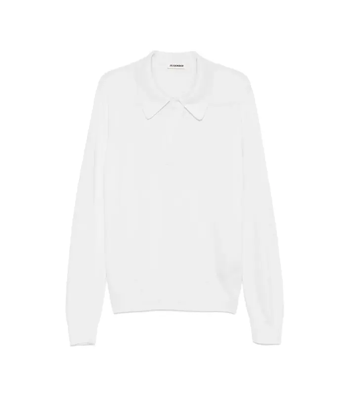 LS POLO SHIRT WHITE