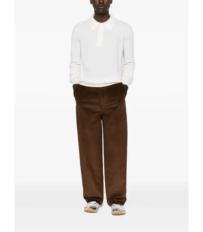LS POLO SHIRT WHITE