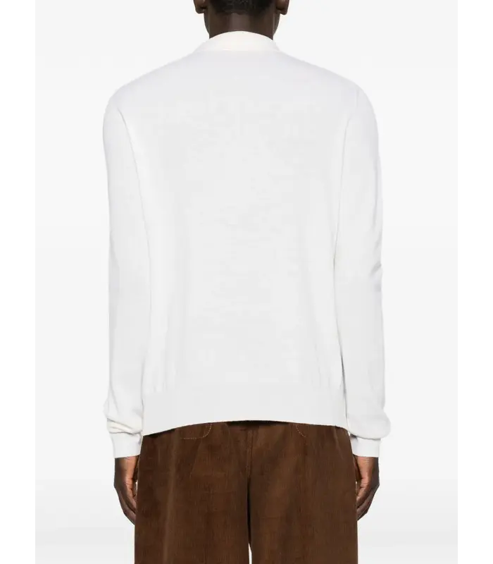 LS POLO SHIRT WHITE