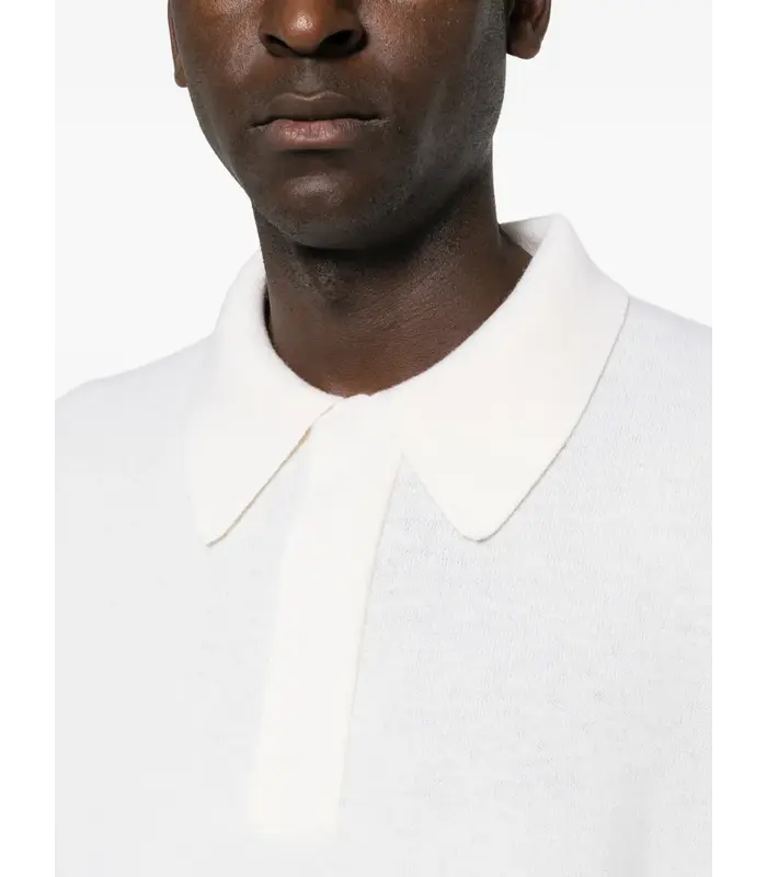 LS POLO SHIRT WHITE