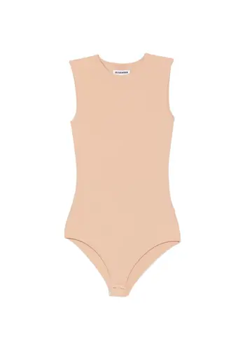 JIL SANDER sleeveless body orange