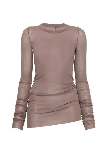 RICK OWENS t-shirt rib ls t grape RICK OWENS t-shirt rib ls t grape