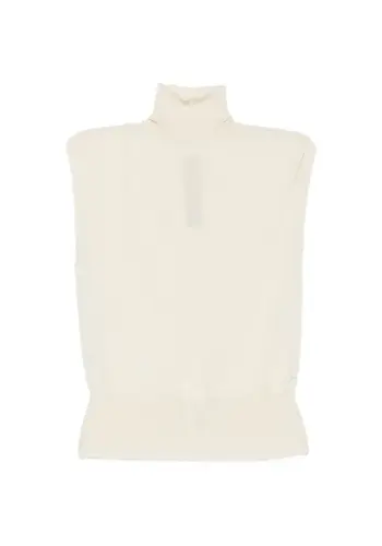 RICK OWENS top in maglia sl turtle natural RICK OWENS top in maglia sl turtle natural