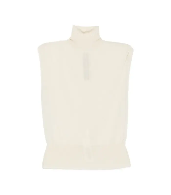 TOP IN MAGLIA SL TURTLE NATURAL