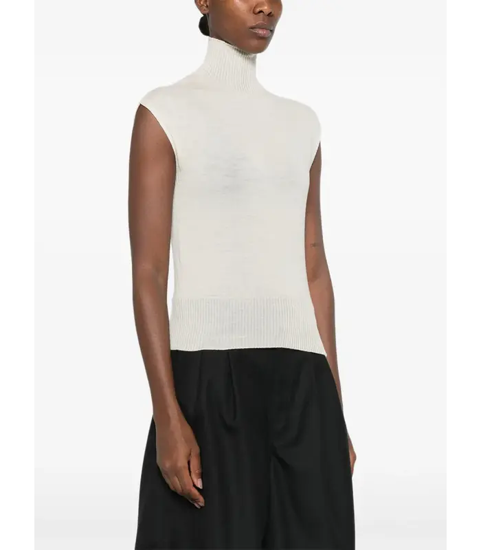 TOP IN MAGLIA SL TURTLE NATURAL