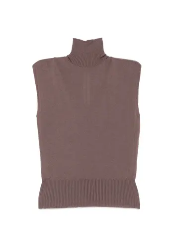 RICK OWENS top in maglia sl turtle grape