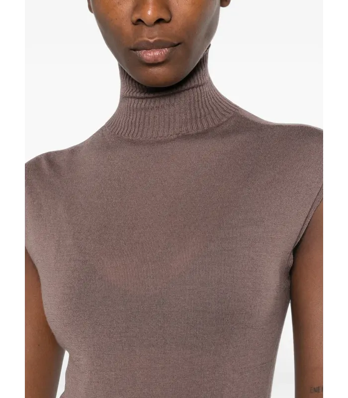 TOP IN MAGLIA SL TURTLE GRAPE
