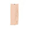 MUGLER WOVEN FLOU SKIRT BEIGE