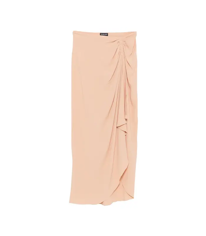 WOVEN FLOU SKIRT BEIGE