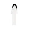 JEAN-PAUL GAULTIER MIXED WOOL AND CREPE JERSEY SCULPTED DRESS VANILLA/BLACK