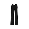 JEAN-PAUL GAULTIER WAVY WAISTBAND TAILORING TROUSER BLACK
