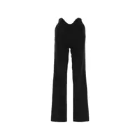 WAVY WAISTBAND TAILORING TROUSER BLACK