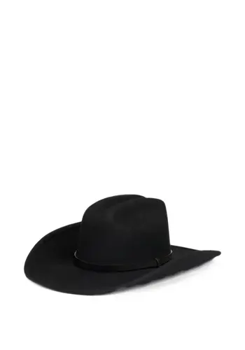 JEAN-PAUL GAULTIER cowboy hat black JEAN-PAUL GAULTIER cowboy hat black