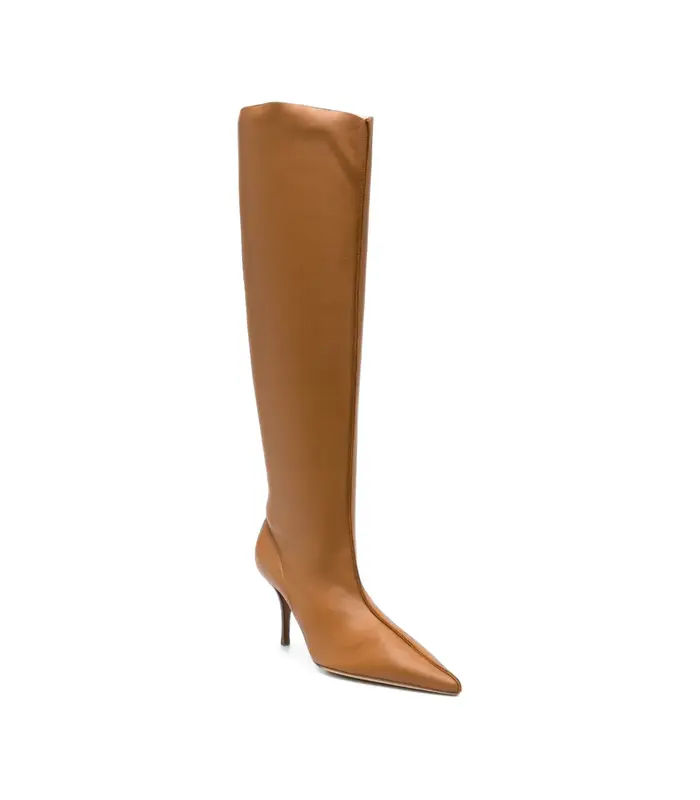 HIGH BOOTS LEATHER CARMEL