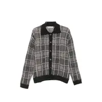 EVENING POLO GRAND CHECK FUZZY ALPACA