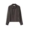 LEMAIRE LIGHT ZIPPED BLOUSON LICORICE