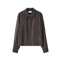 LIGHT ZIPPED BLOUSON LICORICE