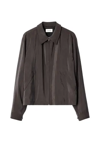 LEMAIRE light zipped blouson licorice LEMAIRE light zipped blouson licorice