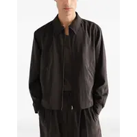 LIGHT ZIPPED BLOUSON LICORICE