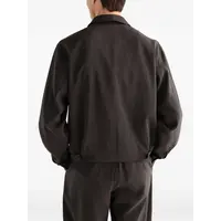 LIGHT ZIPPED BLOUSON LICORICE