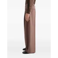 SINGLE PLEAT TAILORED PANTS NUTMEG